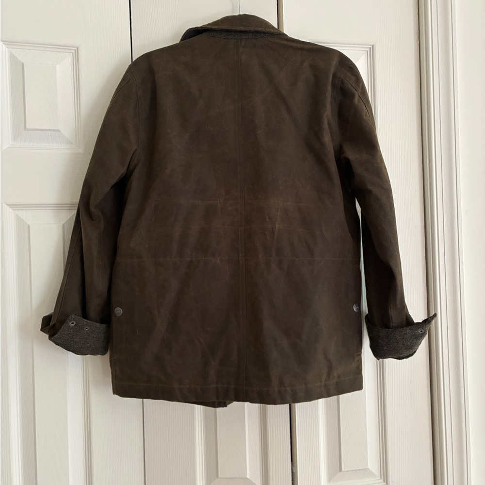 Men's Brown Waxed Jacket - Picture 4 of 6
